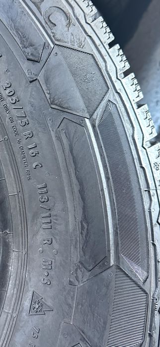 Шини вантажні б/у 205/75 R16C Continental 4шт