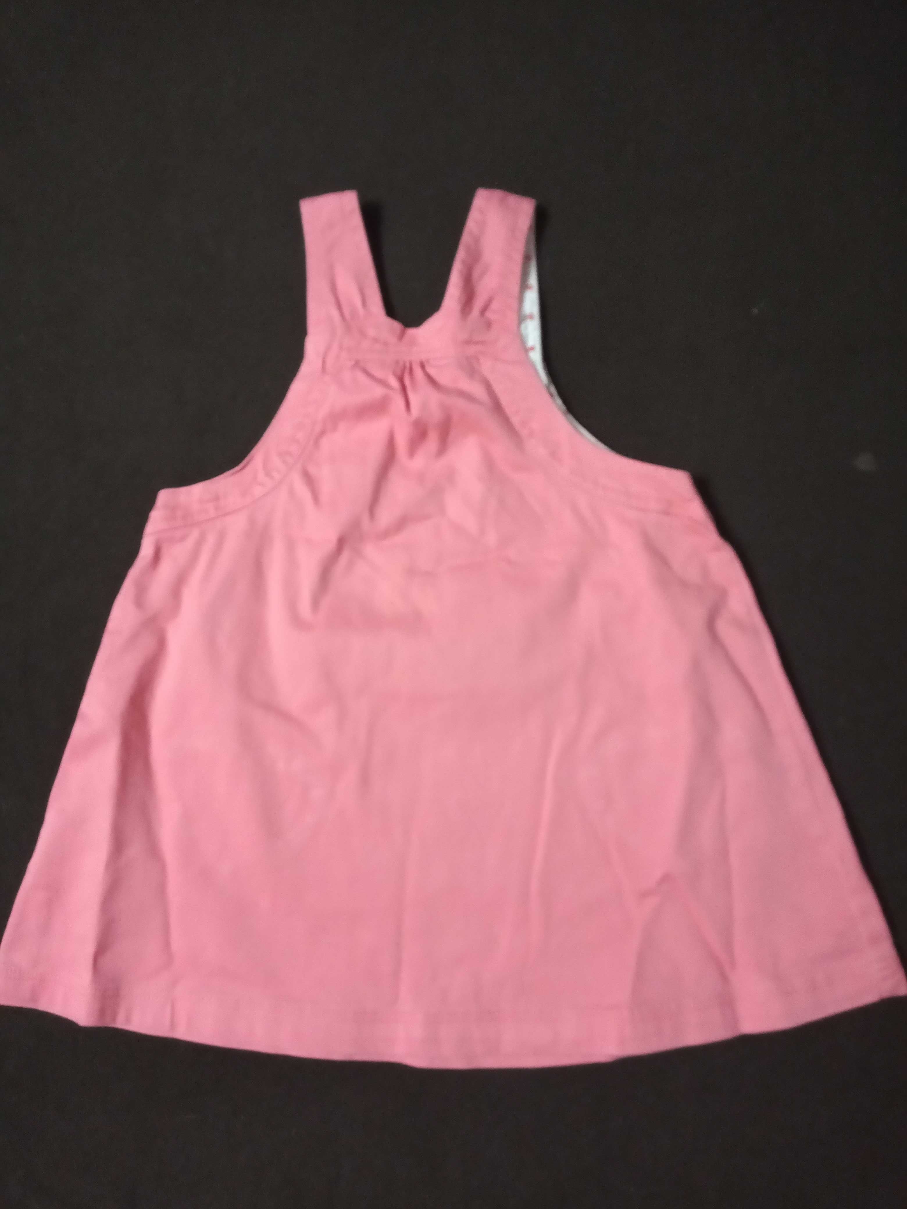sukienka różowa na ramiączkach Cool Club rozm. 80/86