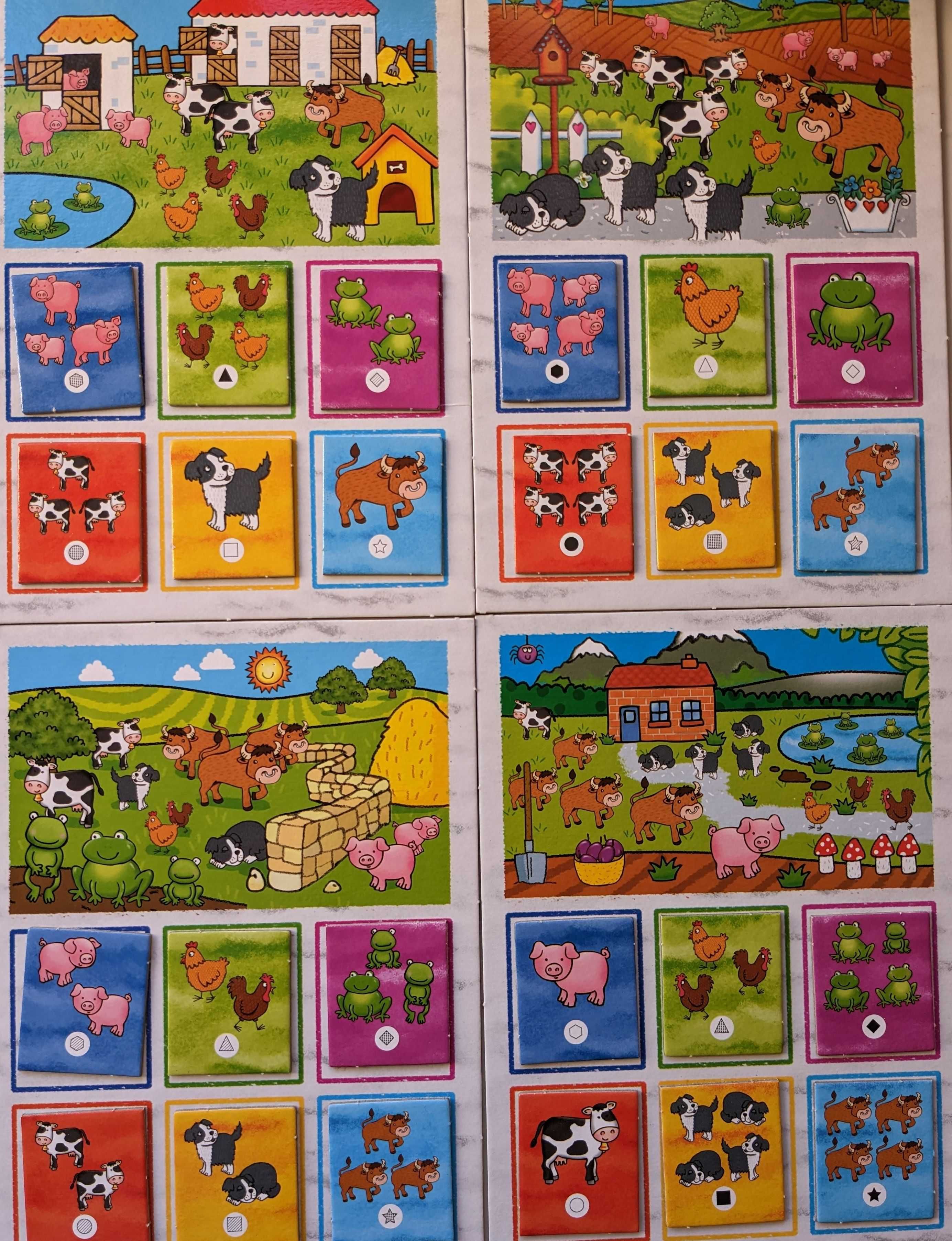"Jogos de Cálculo" Clementoni -conjunto de puzzles e loto para criança