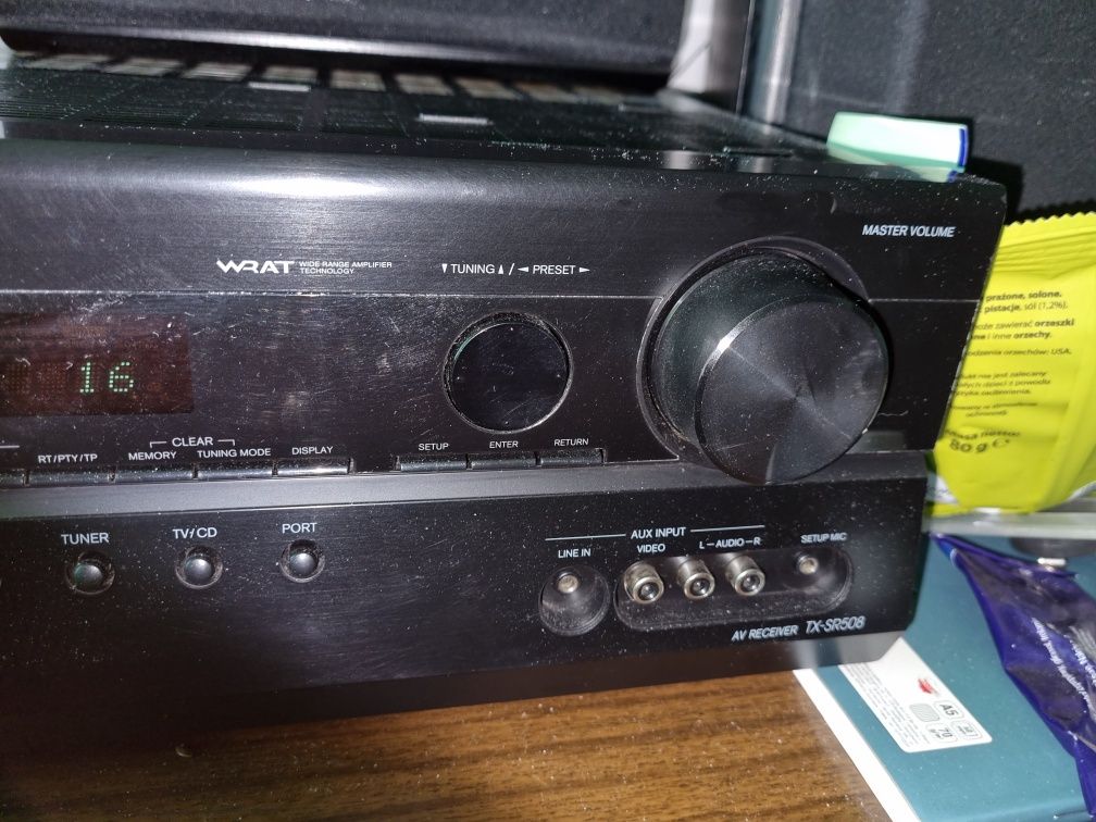 Amplituner ONKYO TX-SR508 w bardzo dobrym stanie.