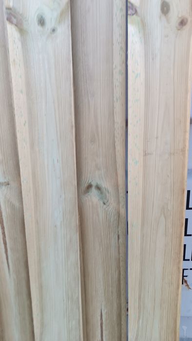 Plot drewniany deskowy pergola tradycyjny 180x180 impregnowany Nowy