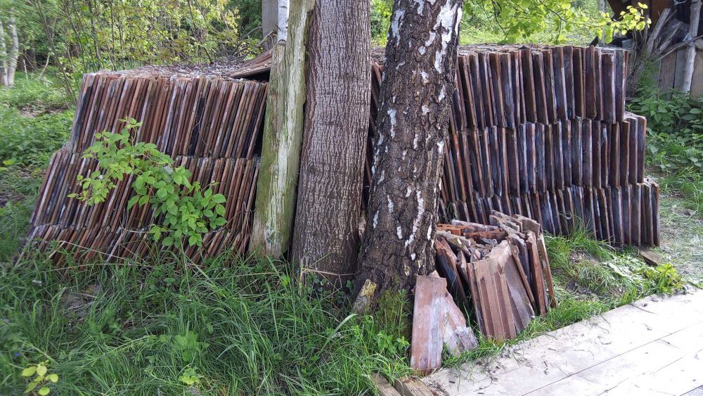 Dachówki przedwojenne zabytkowe, ponad 4000 sztuk (200m²)