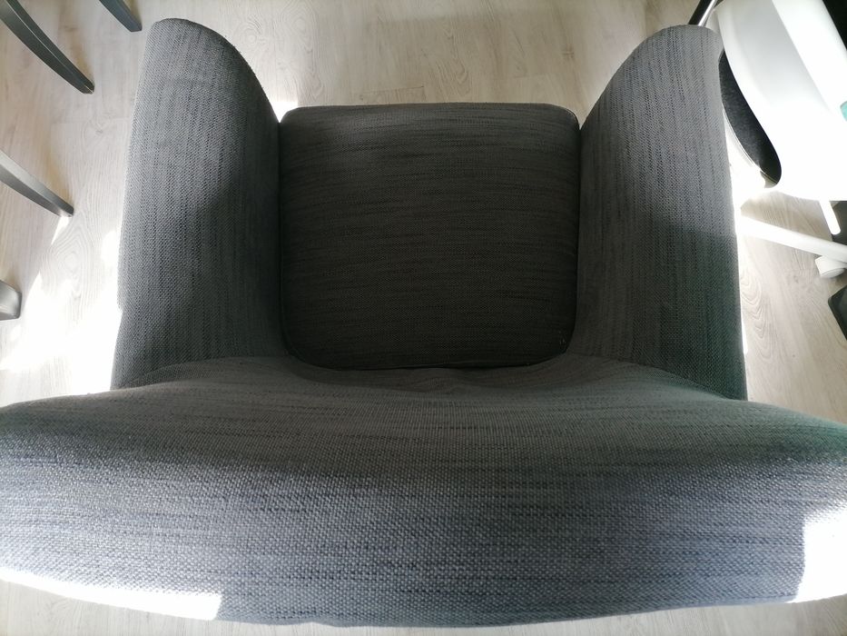 Sofa de 1 lugar cinza usado