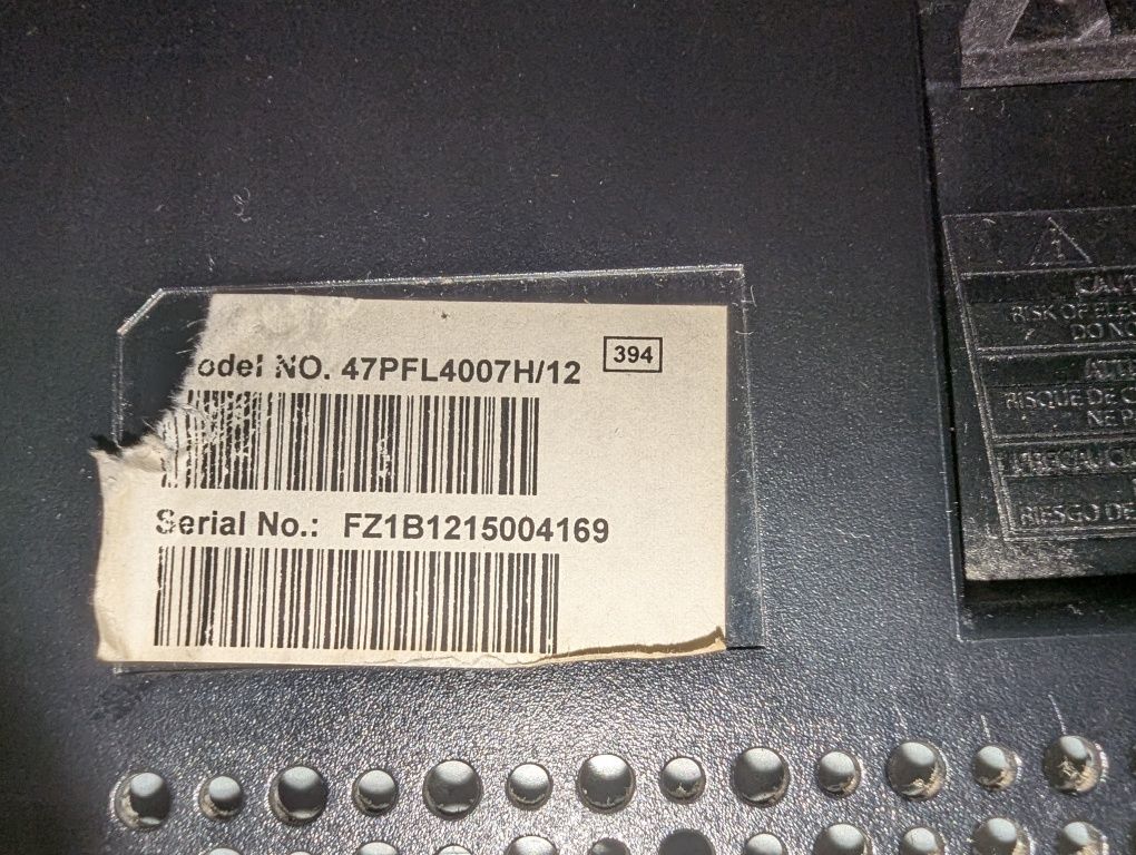 Tv Philips 47PFL uszkodzona matryca