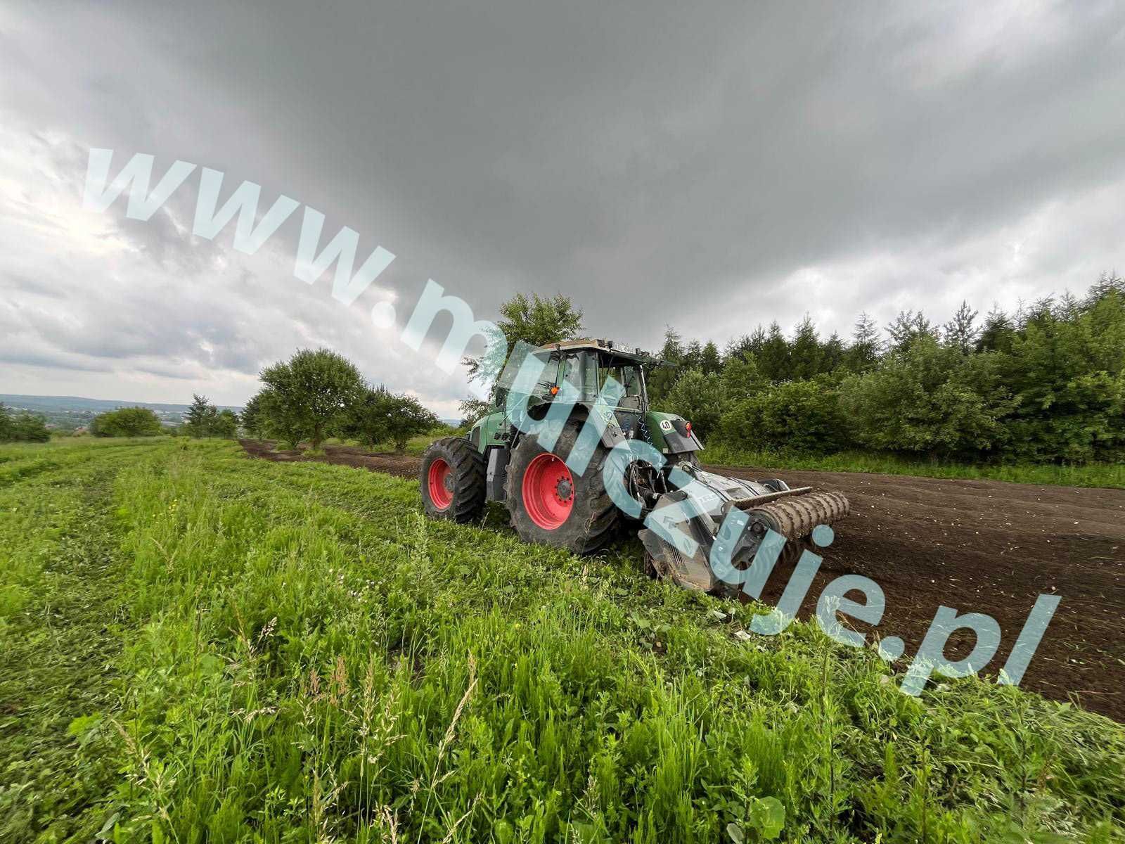 Mulczowanie wgłębne i powierzchniowe czyszczenie działek i karczowanie