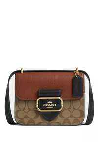 Оригінальна сумка Coach Morgan Square crossbody bag in colorblock