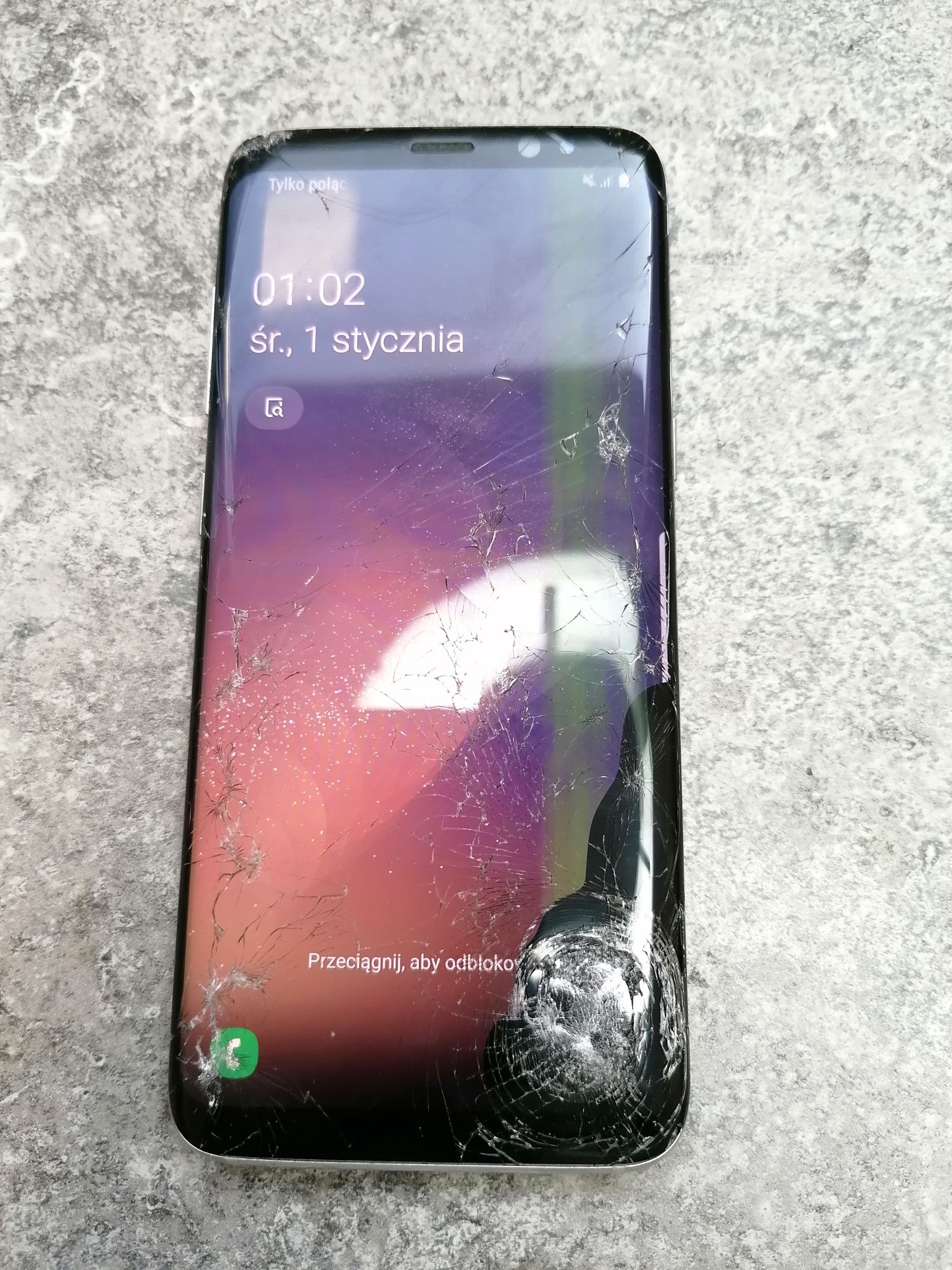 Samsung s8 g950f zbity lcd / płyta główna 100% ok!
