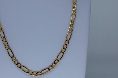 złoty łańcuszek 585 14K 11,89 gram 55cm Figaro Nowe Okazja
