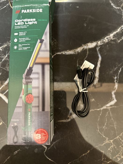 Акумуляторна світлодіодна лампа PARKSIDE PSDD 2000 A3 прожектор ліхтар