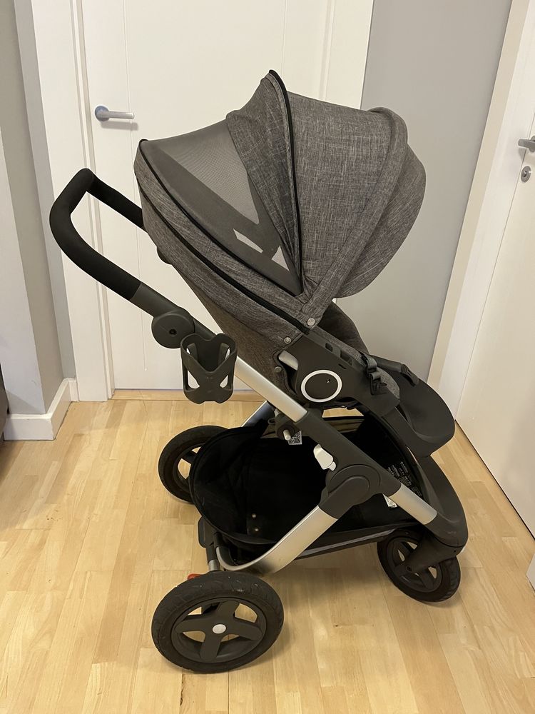 Wózek 2w1 Stokke Trailz black melange