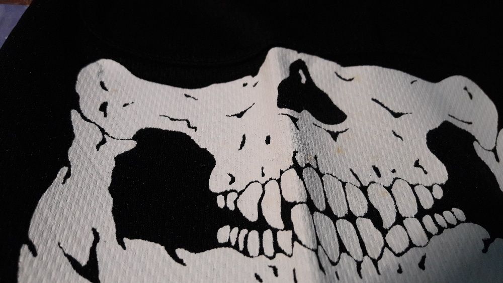 Балаклава маска с черепом / спандекс коттон / баф /подшлемник