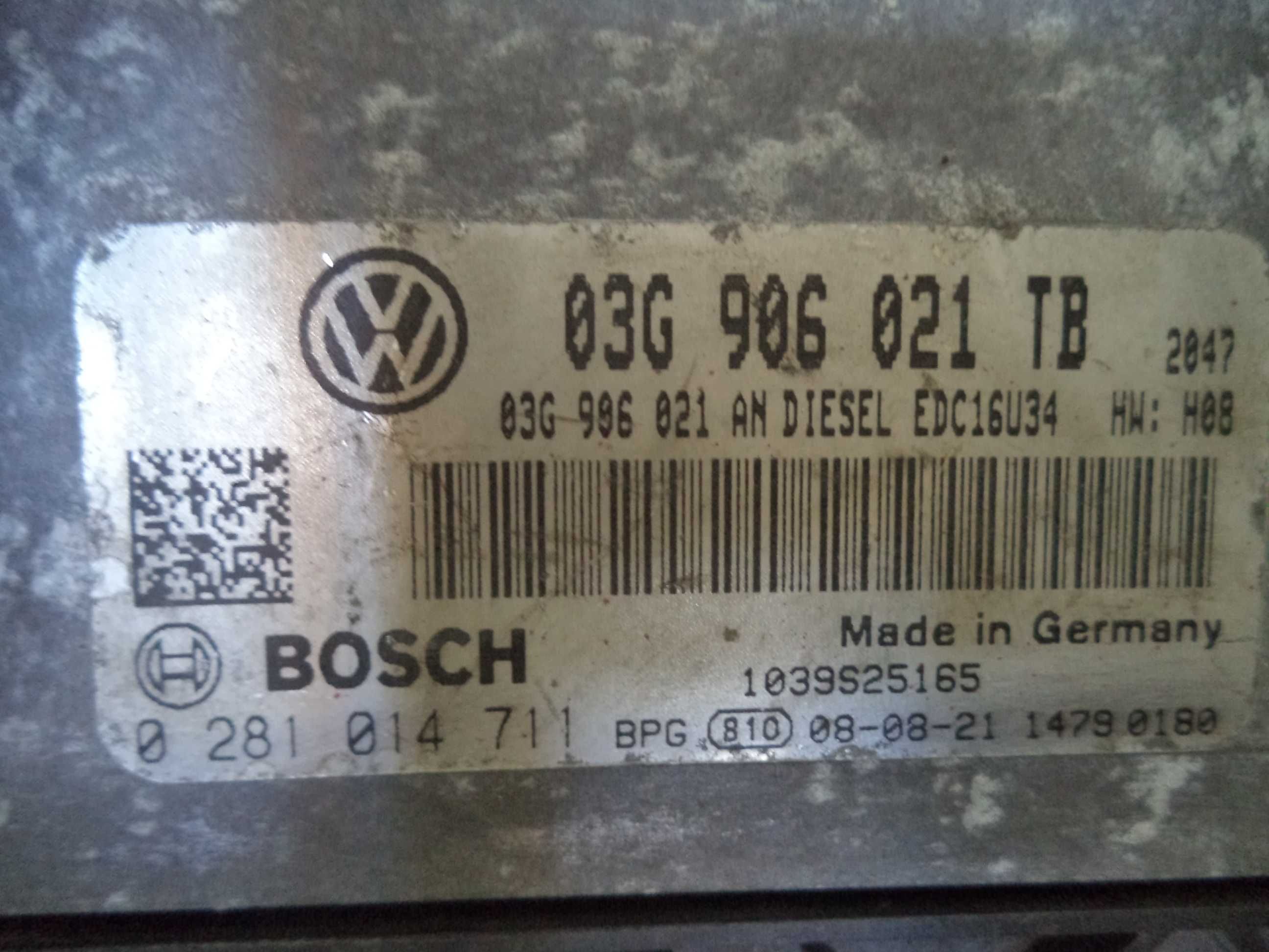 Блок управления двигателем Volkswagen Golf 5 Touran Skoda Octavia A5