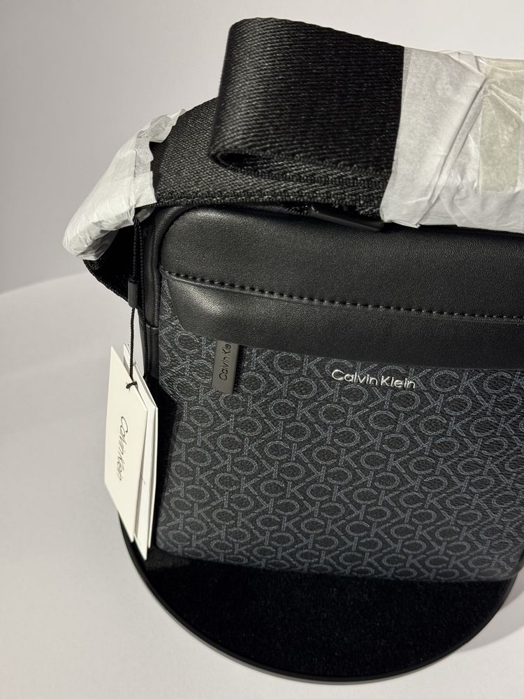 100% ОРИГІНАЛ Calvin Klein monogram чоловіча сумка чорна