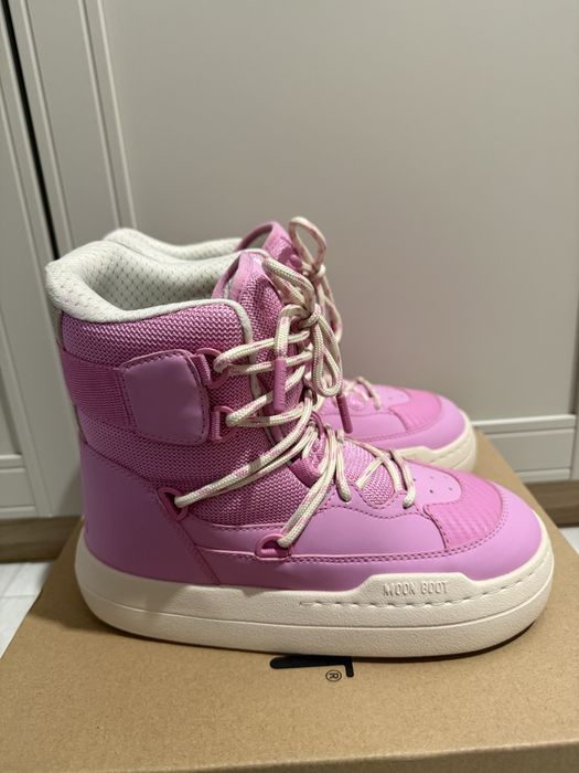 Moon Boot śniegowce damskie r. 37 Nowe różowe zimowe nieprzemakalne