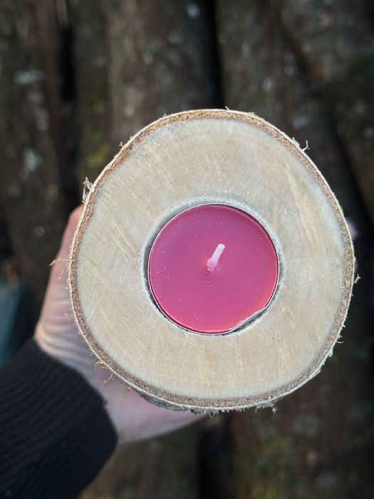 Підсвічники деревʼяні