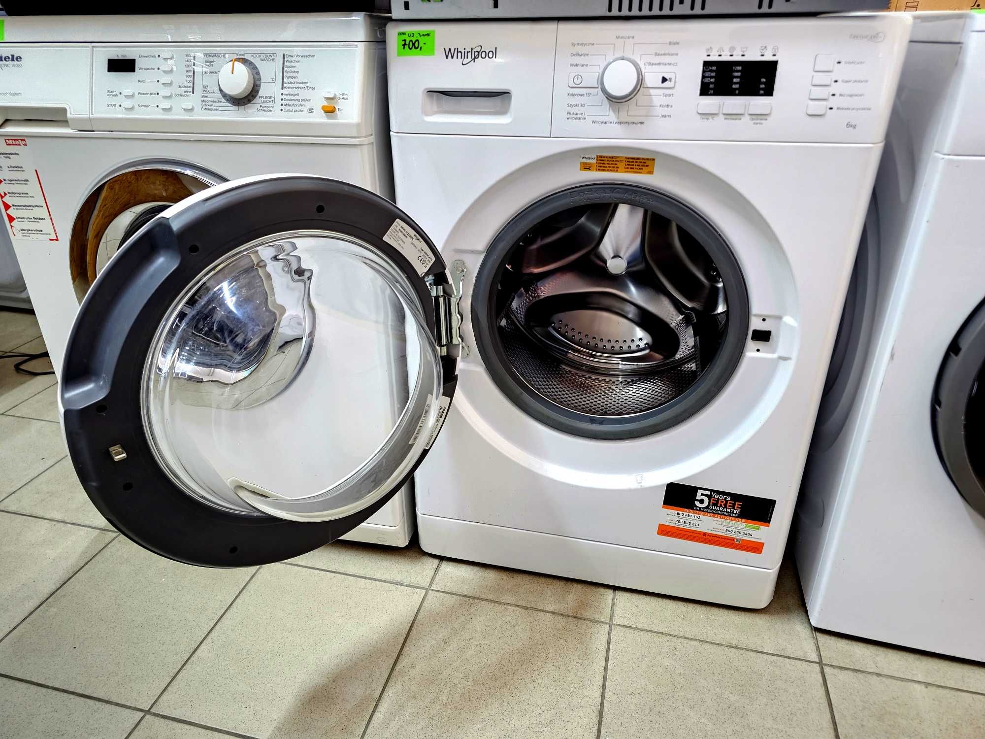 Pralka Whirlpool MWFL61252WPL 6KG | 1200obr/min | gwarancja 3 miesiące