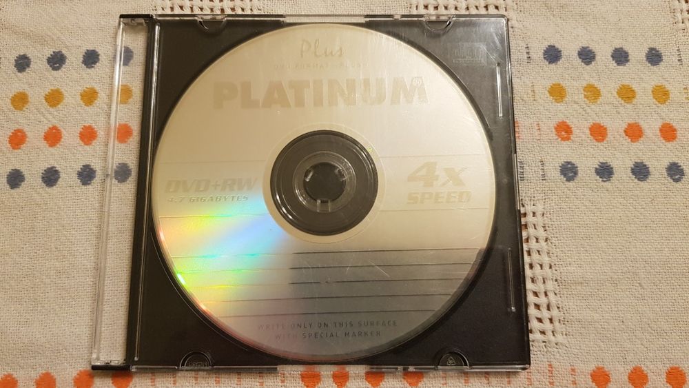 Płyty Verbatim DVD+RW 4x 4,7GB 120 min. slim case i inne