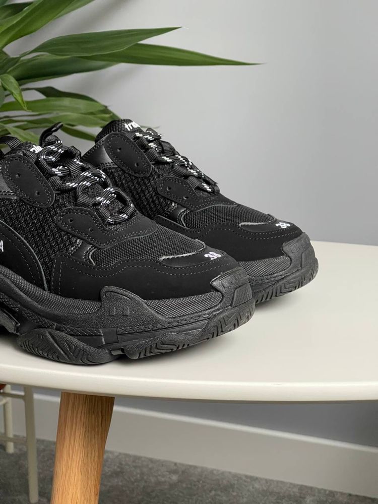 Buty Balenciaga Triple S Black 36-41 damskie trampki