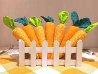 Морква інтер'єрна декор для кухні дитячої кімнати м'яка іграшка