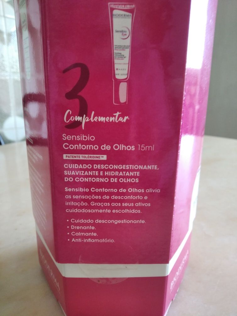 Conjunto de 3 produtos da Bioderma