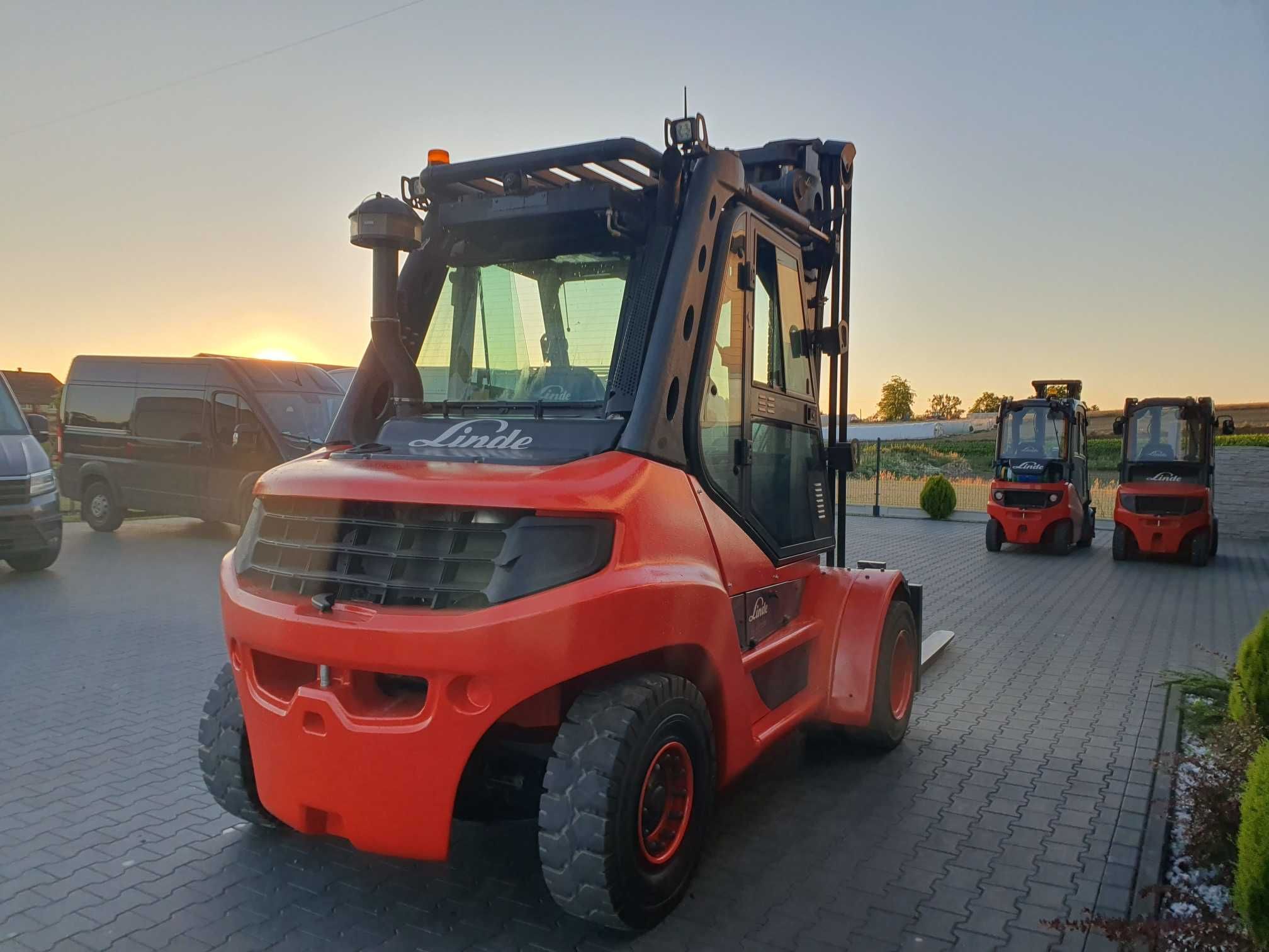Wózek widłowy LINDE H80D  2020r Diesel KLIMA Kabina 4 sekcje H70 H60