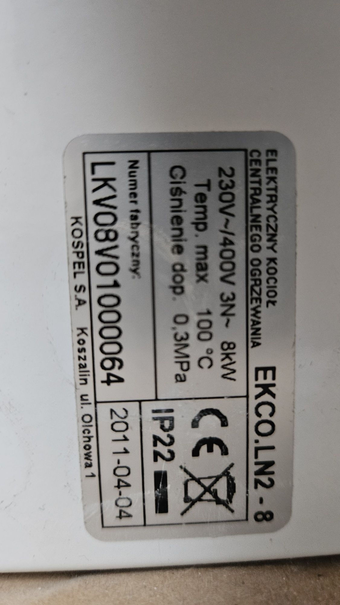 Elektryczny  kocioł  c.o EKCO.LN2-8 8kW

CENTRALNEGO OGRZEWANIA

EKCO.