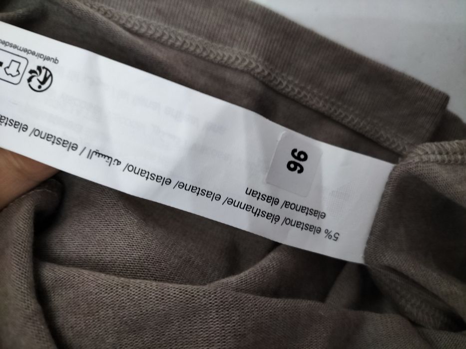 Camisola manga comprida castanha nova com etiqueta