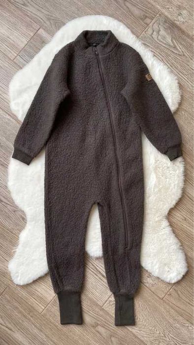 Mikk-line brązowy kombinezon merino rozmiar 104