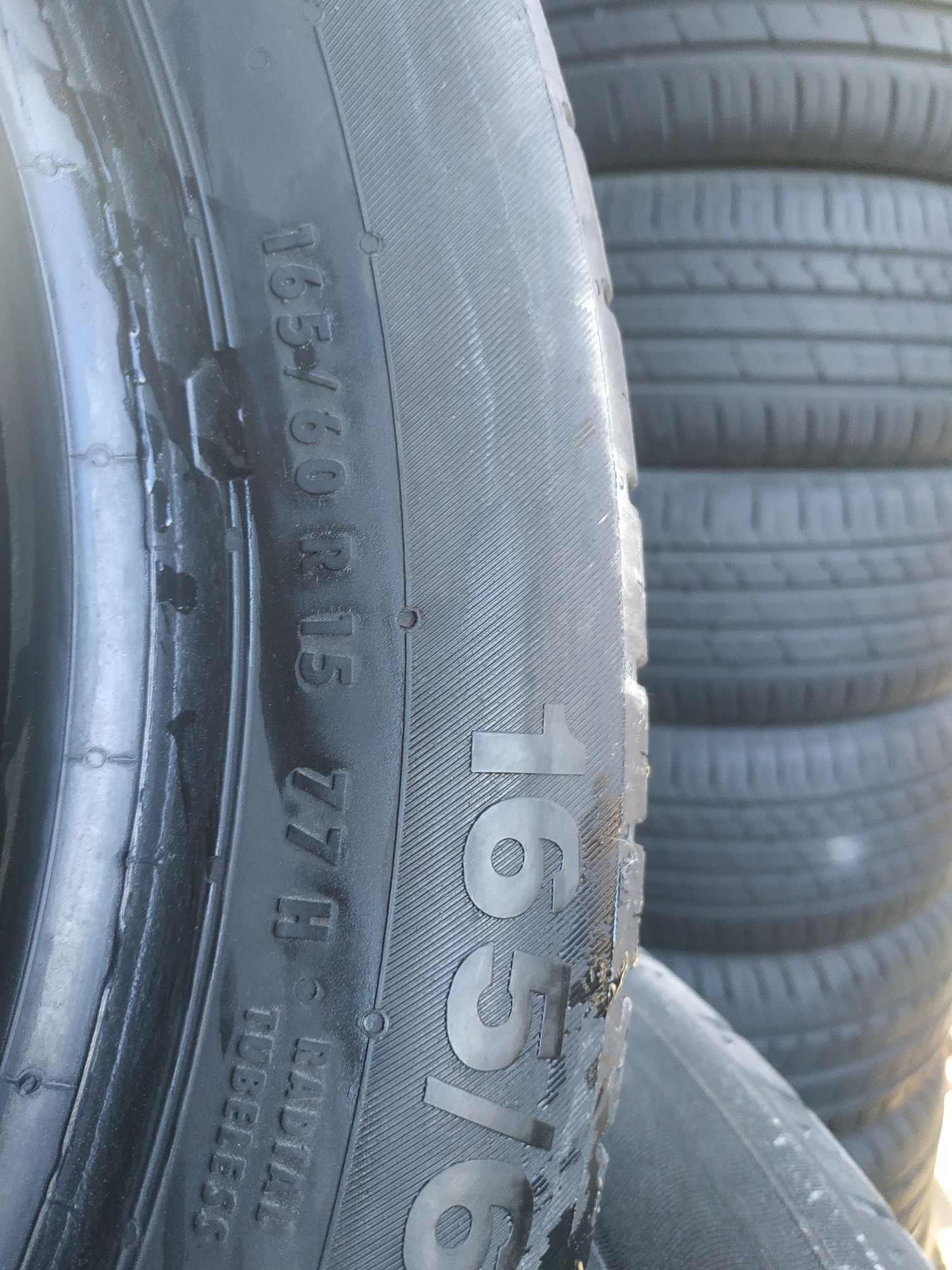 Шины резина лето 165/60 R15 continental contiecocontact 5