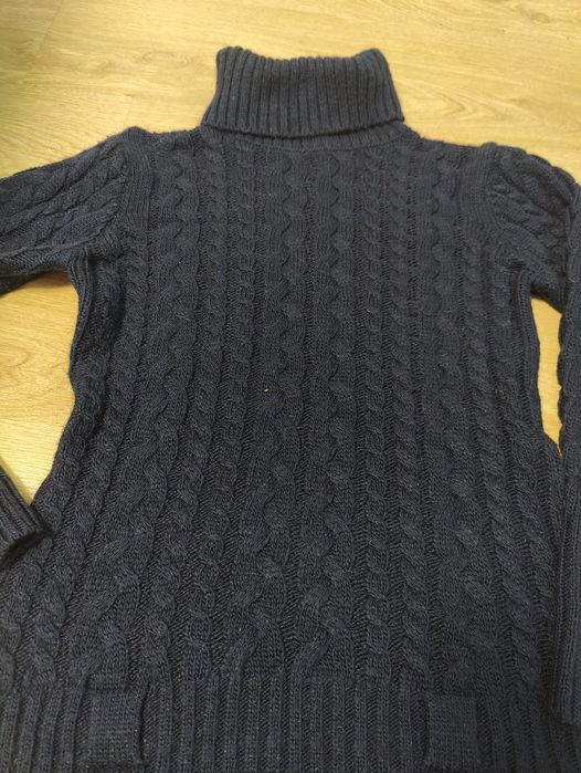 Світкр туніка в косах синя тепла зимова