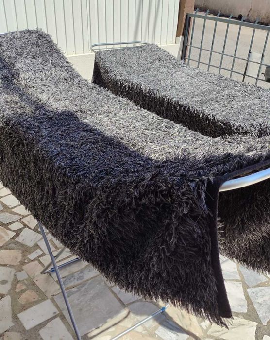Tapetes felpudos cinza escuro – 3 tamanhos disponíveis – Ótimo estado!