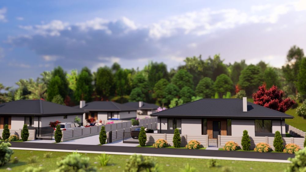 Новий проект! Сучасний будинок в центрі біля озера