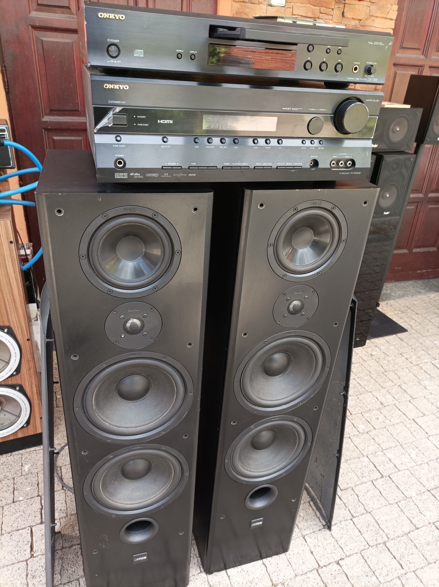 Amplituner/kino Onkyo TX-SR505E.Super stan! Tanio!