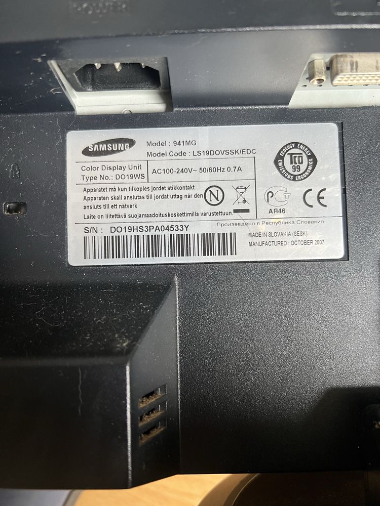 Samsung monitor z telewizorem 19 cali