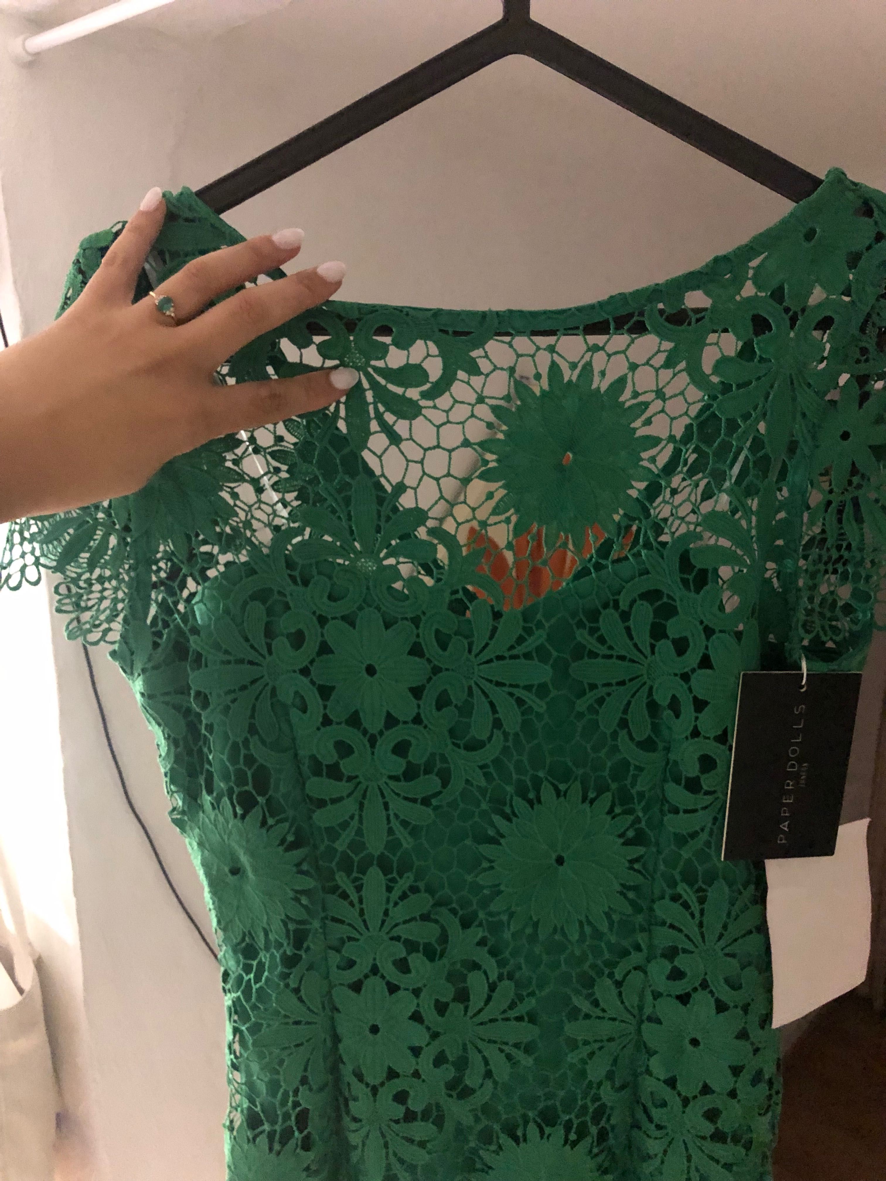 Vestido cerimónia NOVO com etiqueta | verde esmeralda