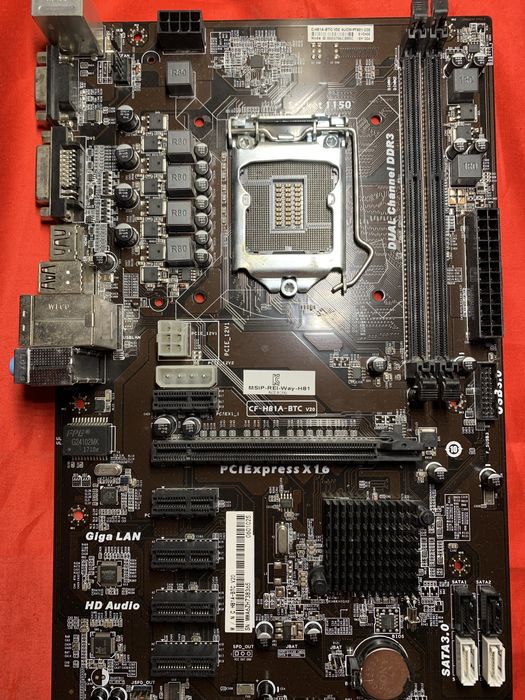i5-4590/colorful h81a-BTC/2x8 gb/ кулер crown
