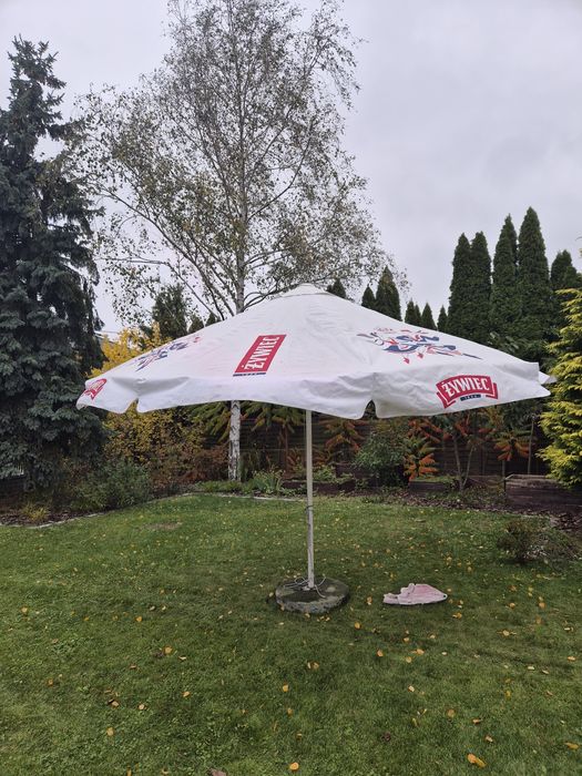 Parasol ogrodowy 4m żywiec z podstawą