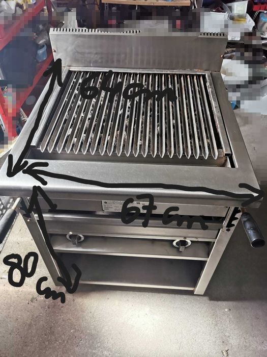 Grelhador duplo a Gás da Junex