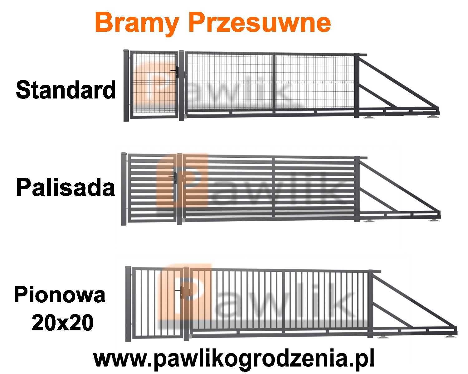 Ogrodzenie Panelowe | Nowoczesne| Bramy | Furtki | profil 60x40