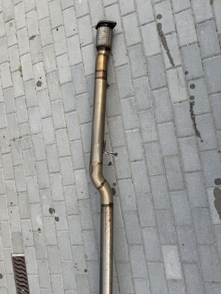 Wydech przelotowy z kwasowki forester 2.5 turbo wrx
