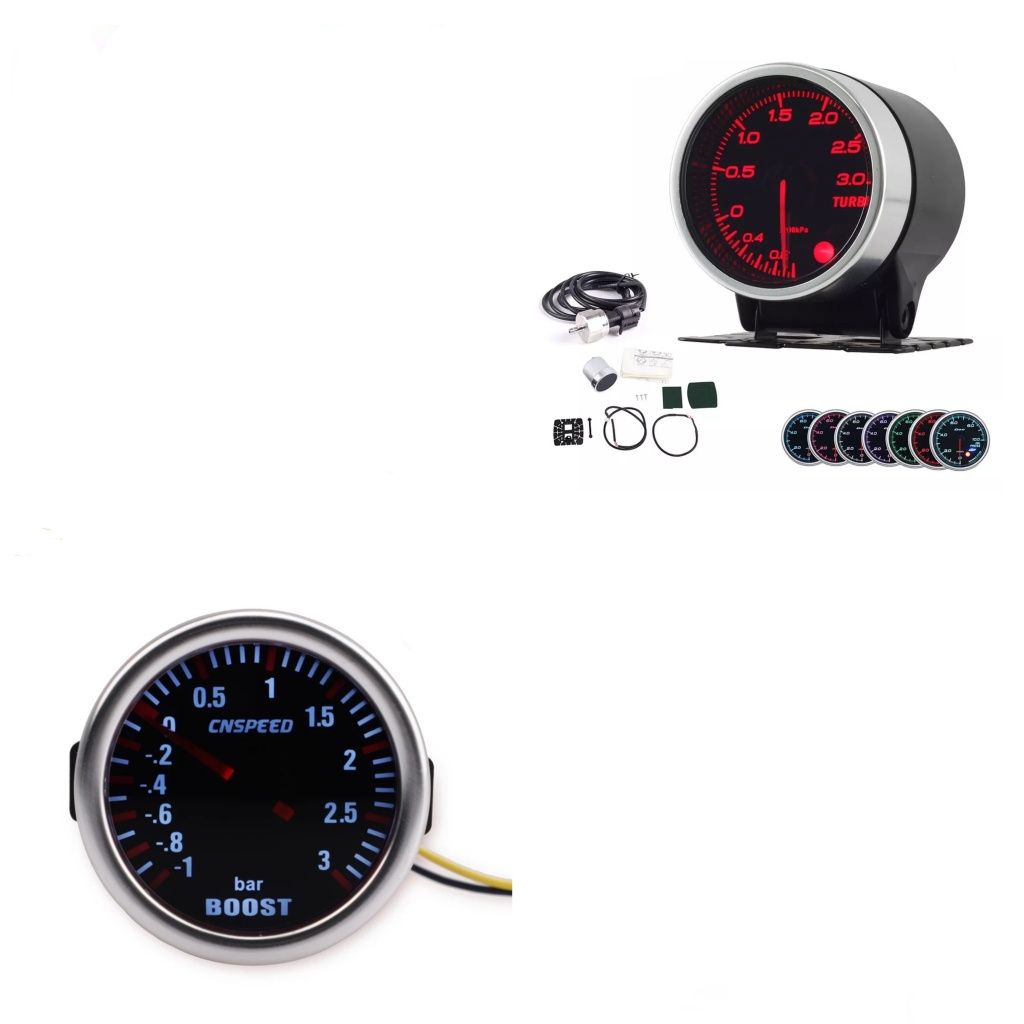 Suporte + Manometro Turbo Agua Oleo RPM EGT p/carro