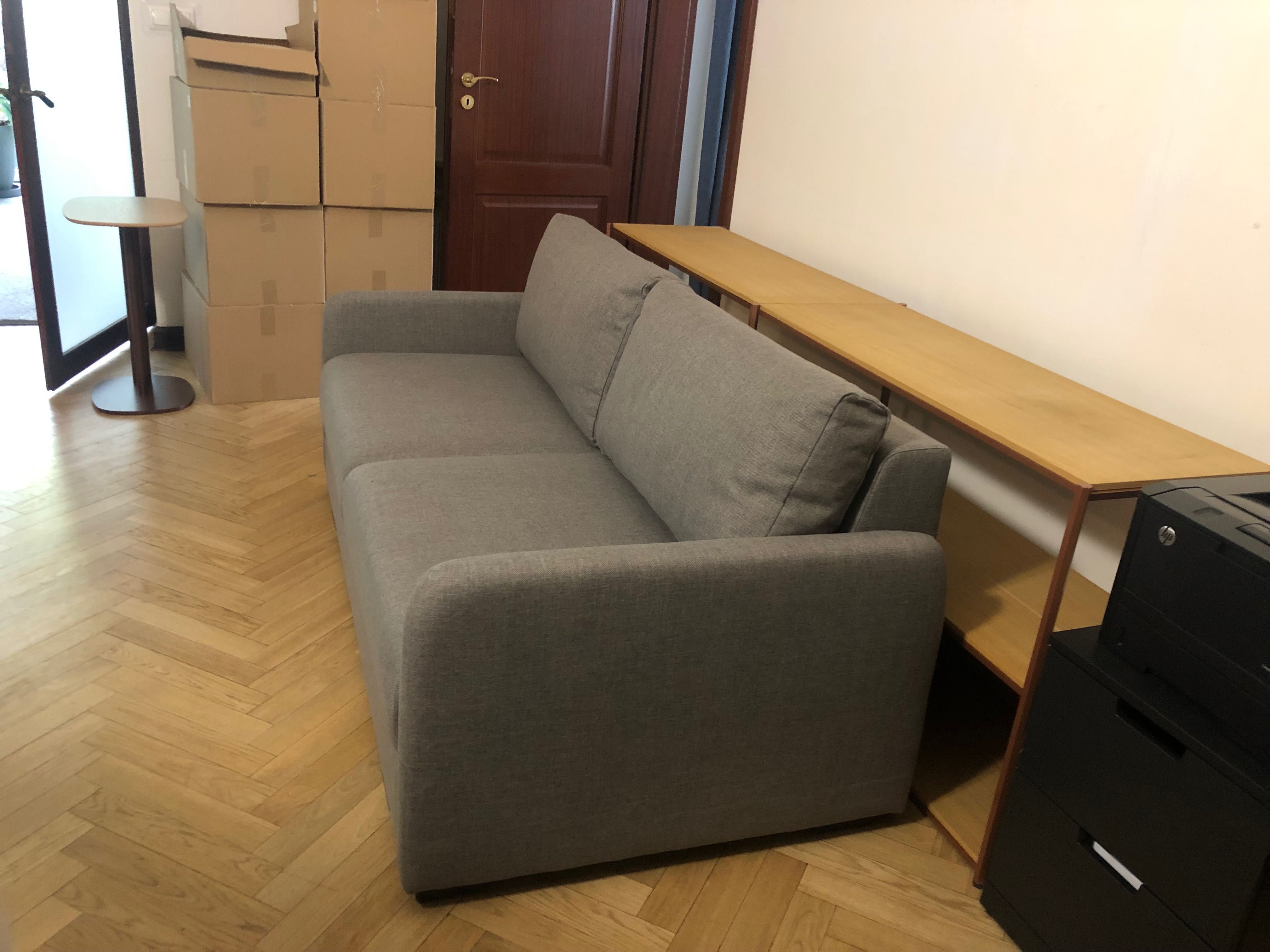 Nowa sofa rozkładana w tkaninie Easy Clean