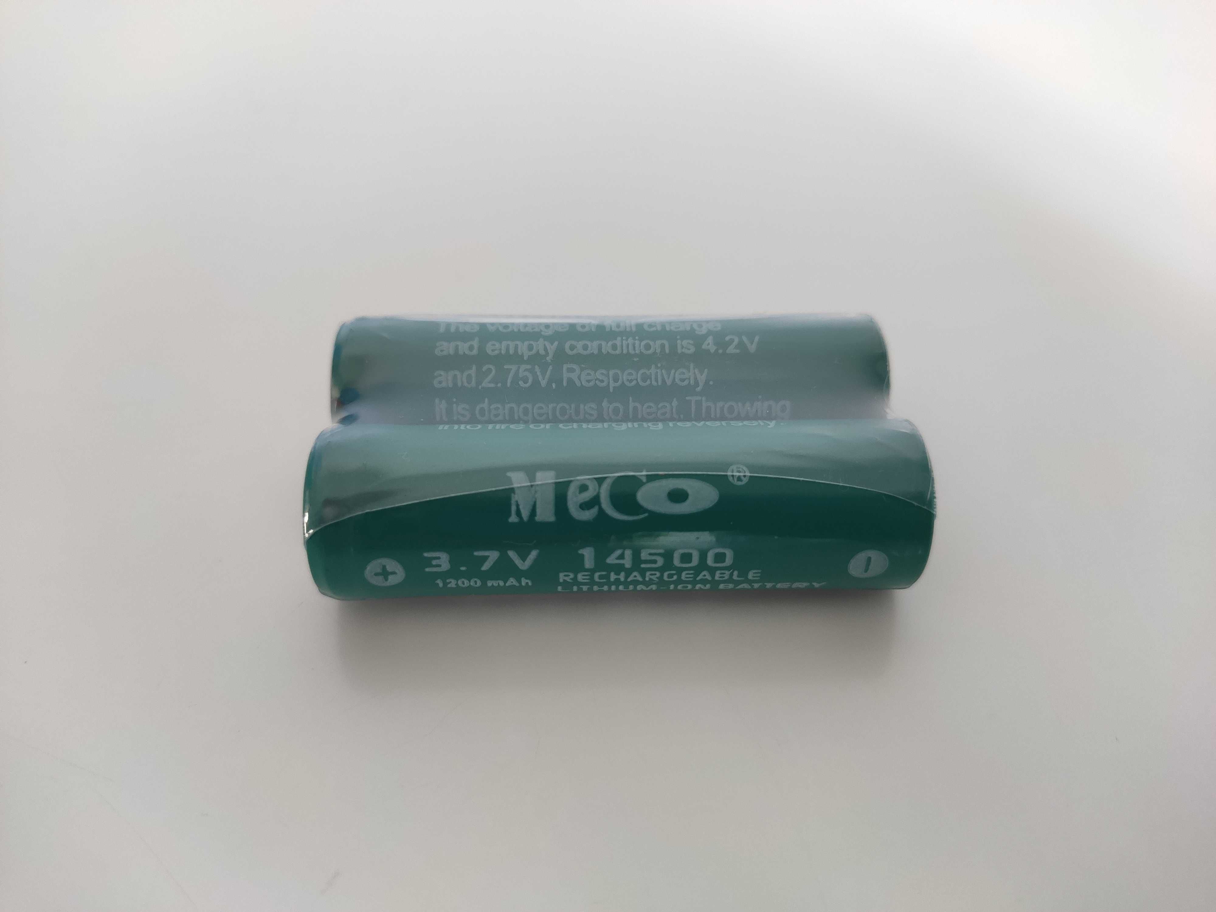 Pack Célula/Pilha/Bateria Recarregável 14500 de Lítio 3,7V 1200mah