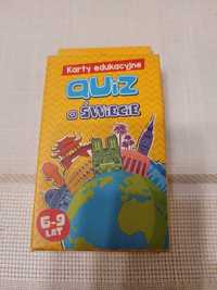 Nowe karty edukacyjne -Quiz o świecie