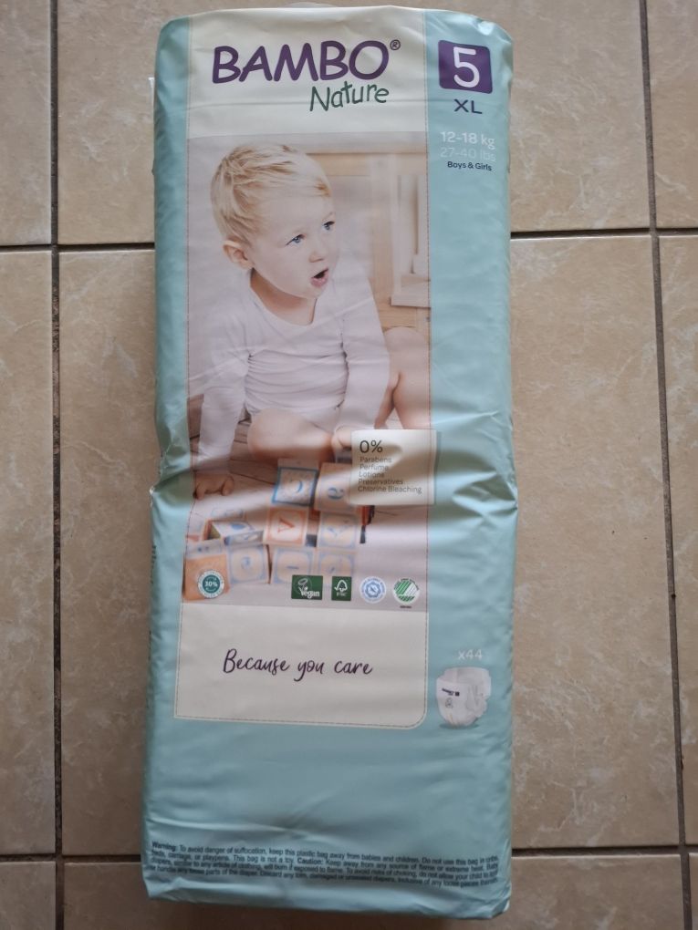 Pampersy Bamboo piątki