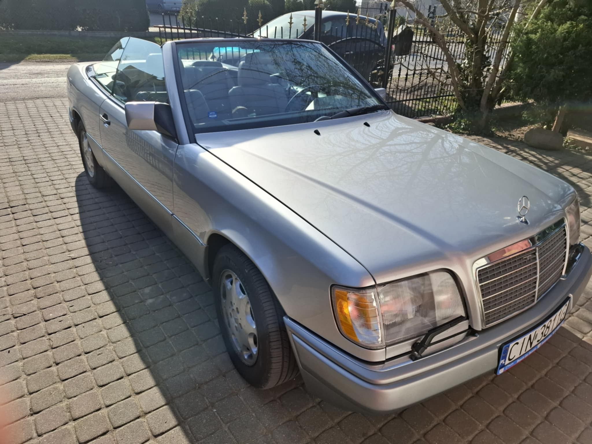 Mercedes W124 a124 cabrio 33tys km 1 właściciel