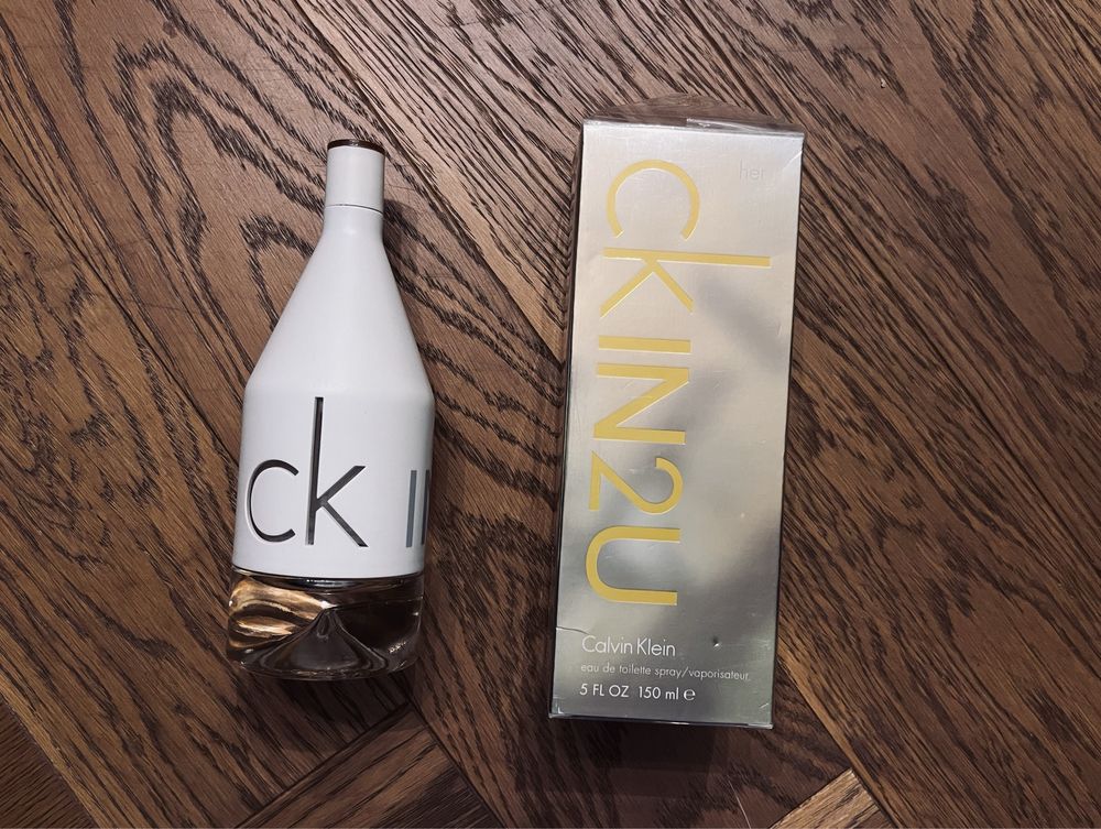 Pusty flakon Calvin Klein IN2U z pudełkiem, 150ml