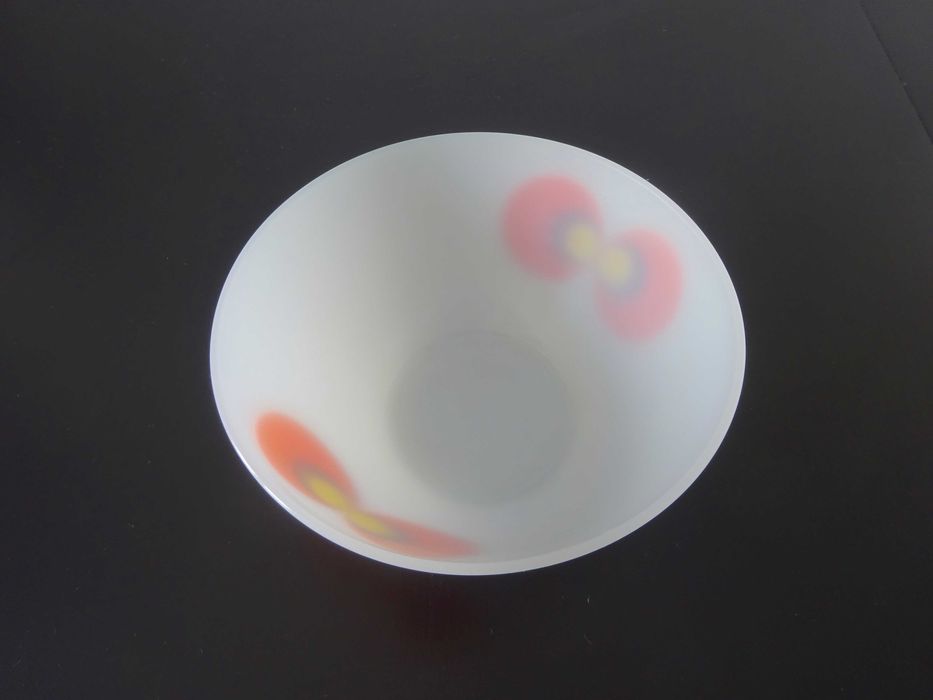 Schott Mainz Jena Glass Taça Carina 'Peacock Eyes'