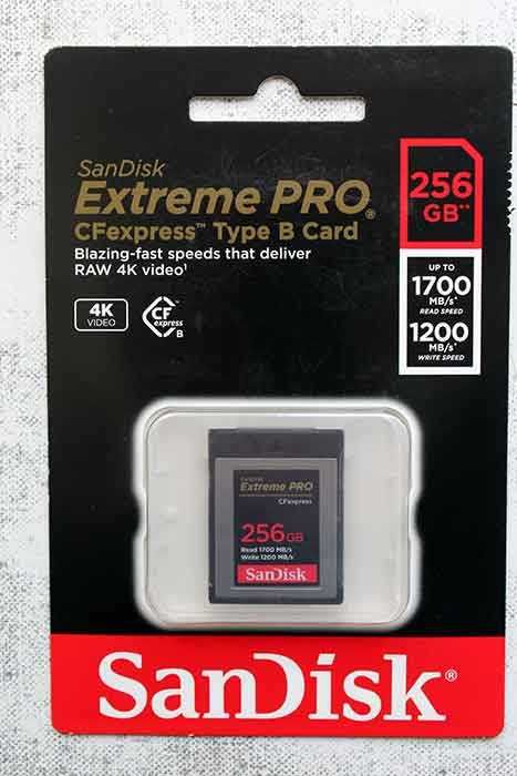 Карта памяти SanDisk 256GB Extreme PRO CFexpress Card Type B