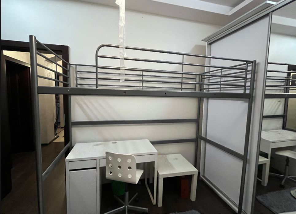 IKEA SVÄRTA łóżko piętrowe